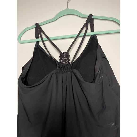 Smart & Sexy Swim Black Tiered Tankini - Picture 7 of 8